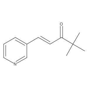 4,4-Dimethyl-1-pyridin-3-yl-1-penten-3-one Structure