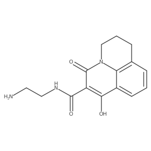N-(2-Aminoethyl)-4-hydroxy-2-oxo-1-azatricyclo[7.3.1.05,13]trideca-3,5,7,9(13)-tetraene-3-carboxamide Structure
