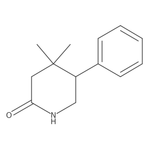 4,4-Dimethyl-5-phenylpiperidin-2-one Structure