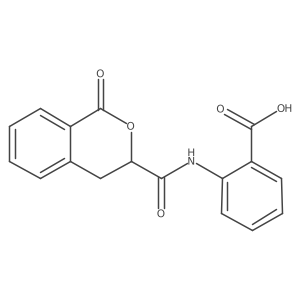 2-(1-Oxoisochroman-3-carboxamido)benzoic acid Structure