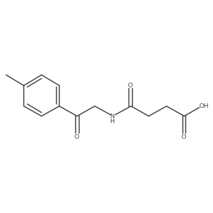N-(2-Oxo-2-p-tolyl-ethyl)-succinamic acid Structure