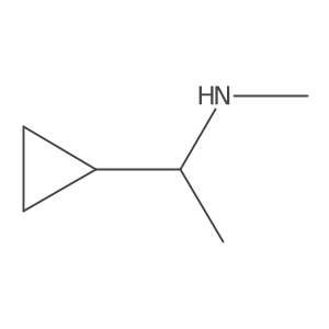(1-Cyclopropylethyl)methylamine Structure