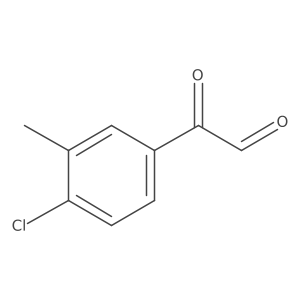 (4-Chloro-3-methyl-phenyl)-oxo-acetaldehyde结构式