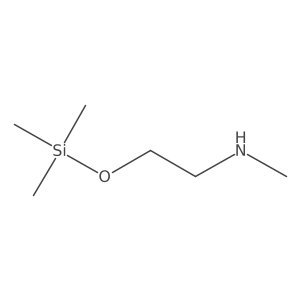 Methyl({2-[(trimethylsilyl)oxy]ethyl})amine结构式