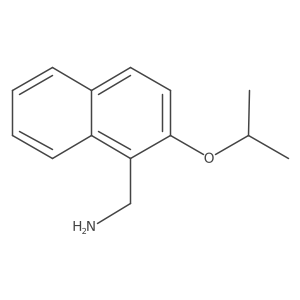 (2-Isopropoxynaphthalen-1-yl)methanamine Structure