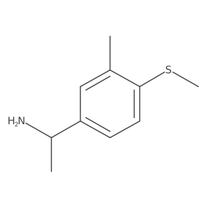 I+/-,3-Dimethyl-4-(methylthio)benzenemethanamine Structure