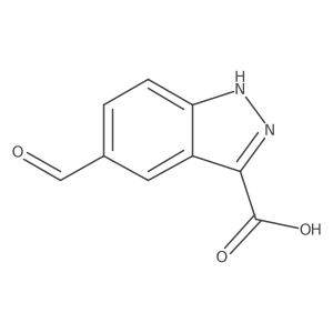 5-Formyl-1h-indazole-3-carboxylic acid Structure