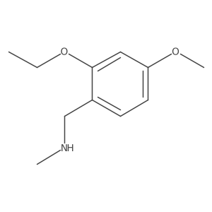2-Ethoxy-4-methoxy-N-methylbenzenemethanamine Structure