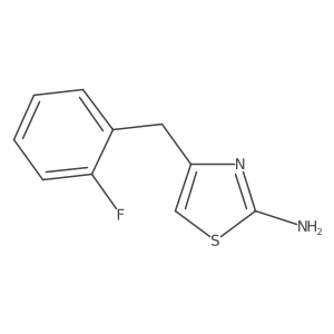 Nc1nc(Cc2ccccc2F)cs1结构式