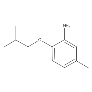 5-Methyl-2-(2-methylpropoxy)aniline Structure
