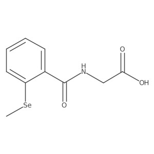 Glycine, N-[2-(methylseleno)benzoyl]-结构式