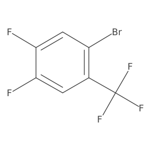 2-Bromo-4,5-difluorobenzotrifluoride结构式