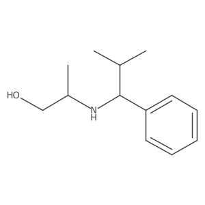 2-[(2-Methyl-1-phenylpropyl)amino]propan-1-ol Structure