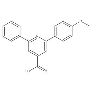 2-(4-Methoxyphenyl)-6-phenylpyridine-4-carboxylic acid结构式