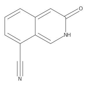 3-Hydroxyisoquinoline-8-carbonitrile结构式