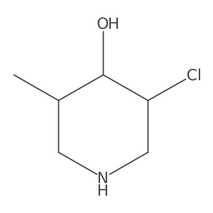 (3R,4R,5S)-3-chloro-5-methylpiperidin-4-ol结构式