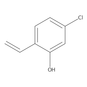 5-Chloro-2-ethenylphenol结构式