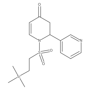 1-(2-trimethylsilyl-ethanesulfonyl)-2,3-dihydro-1H-[2,3']bipyridinyl-4-one结构式