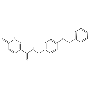 N-(4-(benzyloxy)benzyl)-6-oxo-1,6-dihydropyridazine-3-carboxamide Structure