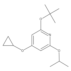 2-Tert-butoxy-4-cyclopropoxy-6-isopropoxypyridine Structure