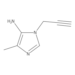 4-methyl-1-(prop-2-yn-1-yl)-1H-imidazol-5-amine Structure