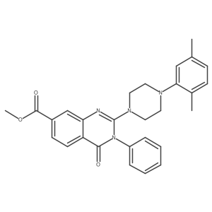 2-({6-[4-(3-chlorophenyl)piperazin-1-yl]pyridazin-3-yl}thio)-N-(3,4-difluorophenyl)acetamide结构式