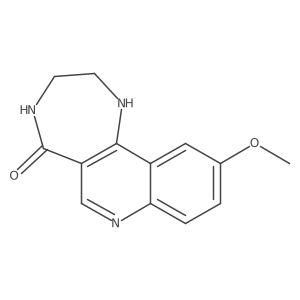 10-methoxy-3,4-dihydro-1H-[1,4]diazepino[6,5-c]quinolin-5(2H)-one Structure
