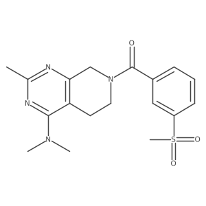 N,N,2-trimethyl-7-[3-(methylsulfonyl)benzoyl]-5,6,7,8-tetrahydropyrido[3,4-d]pyrimidin-4-amine Structure