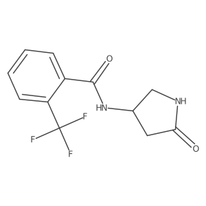 N-(5-oxopyrrolidin-3-yl)-2-(trifluoromethyl)benzamide Structure