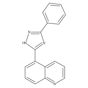 5-(5-phenyl-1H-1,2,4-triazol-3-yl)quinoline Structure