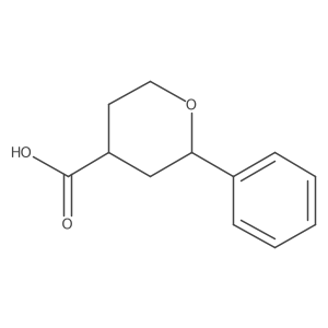 2-Phenyltetrahydro-2H-pyran-4-carboxylic acid结构式