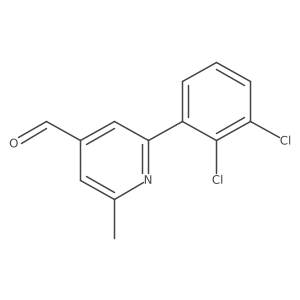 2-(2,3-Dichlorophenyl)-6-methylisonicotinaldehyde结构式