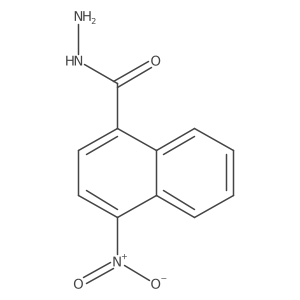 4-Nitro-1-naphthohydrazide Structure