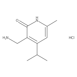 3-(Aminomethyl)-6-methyl-4-(2-propyl)-1,2-dihydropyridin-2-one HCl salt Structure