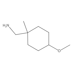 (4-Methoxy-1-methylcyclohexyl)methanamine Structure