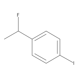 1-(1-Fluoroethyl)-4-iodobenzene结构式