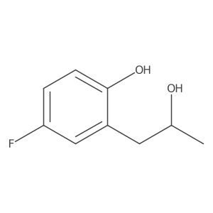 4-Fluoro-2-(2-hydroxypropyl)phenol Structure