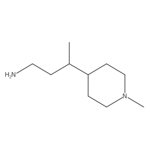 3-(1-Methylpiperidin-4-yl)butan-1-amine Structure