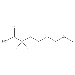 6-Methoxy-2,2-dimethylhexanoic acid结构式