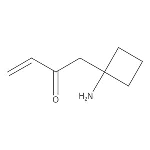 1-(1-Aminocyclobutyl)but-3-en-2-one结构式
