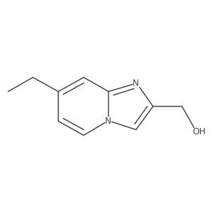 (7-Ethylimidazo[1,2-a]pyridin-2-yl)methanol结构式