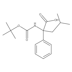 2-{[(Tert-butoxy)carbonyl]amino}-4-methyl-2-phenylpentanoic acid Structure