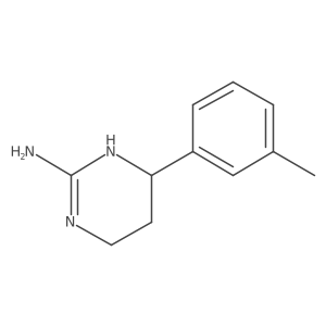 6-(3-Methylphenyl)-1,4,5,6-tetrahydropyrimidin-2-amine Structure