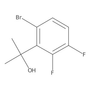 2-(6-Bromo-2,3-difluorophenyl)propan-2-ol Structure