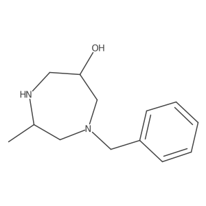 1H-1,4-Diazepin-6-ol, hexahydro-3-methyl-1-(phenylmethyl)-结构式
