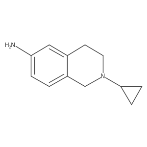 2-Cyclopropyl-1,2,3,4-tetrahydroisoquinolin-6-amine Structure