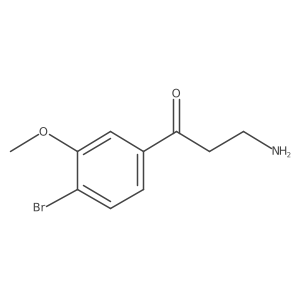 3-Amino-1-(4-bromo-3-methoxyphenyl)propan-1-one Structure
