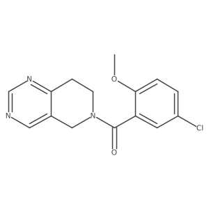 (5-chloro-2-methoxyphenyl)(7,8-dihydropyrido[4,3-d]pyrimidin-6(5H)-yl)methanone Structure