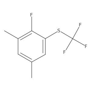 1,5-Dimethyl-2-fluoro-3-(trifluoromethylthio)benzene结构式