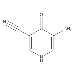 5-amino-4-oxo-1H-pyridine-3-carbonitrile结构式